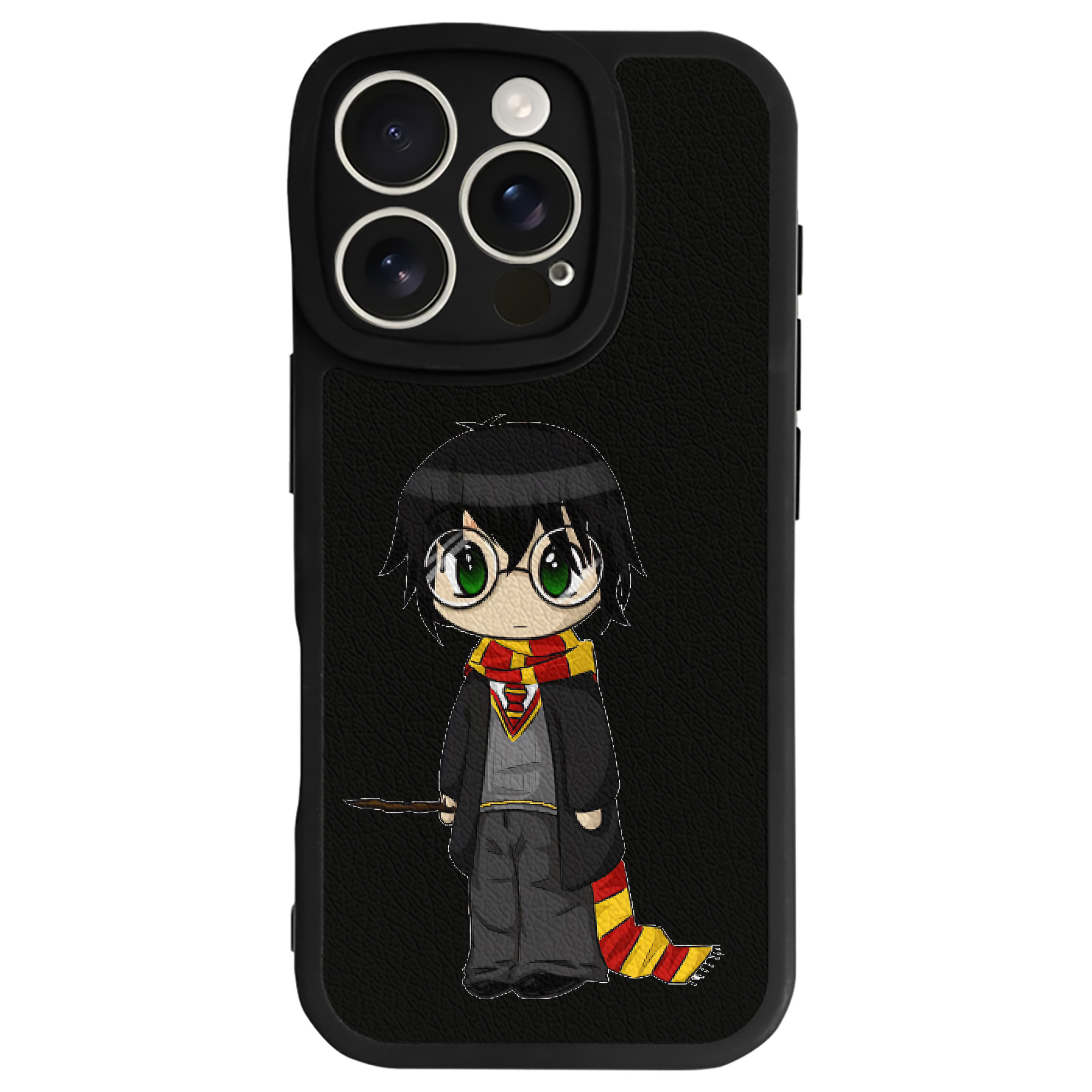 （画像用） Harry Potter ハリー・ポッターシリーズ 【iPhone 16シリーズ対応】シリコンスマホケース（レザー調） 材質：シリコン